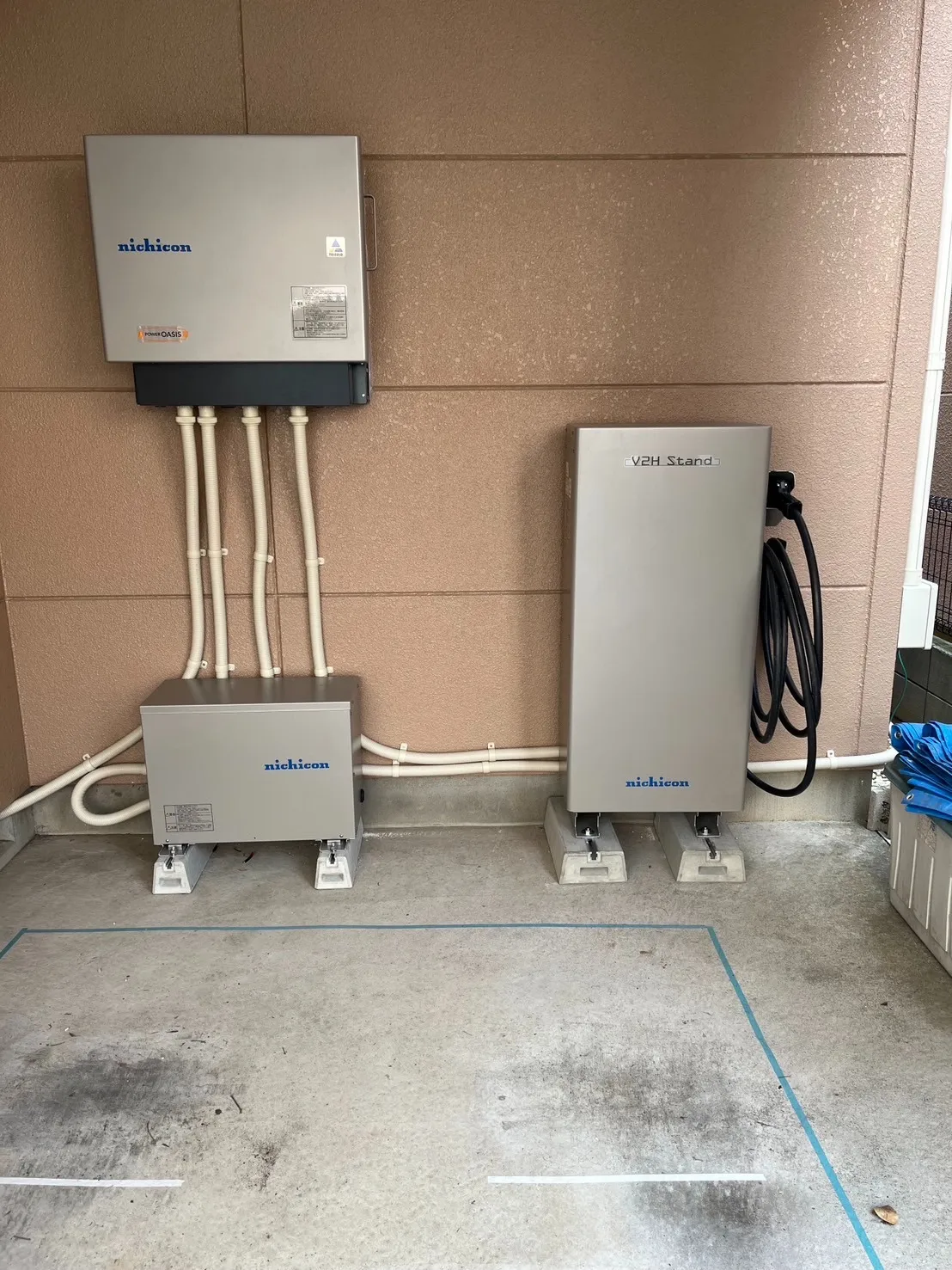 東京都葛飾区 S様邸 蓄電池及びV2H新設